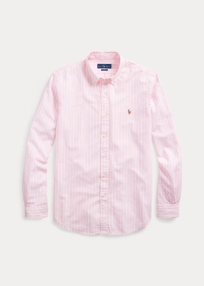 Men's Polo Ralph Lauren Classic Fit Striped Shirts | 276894HAD